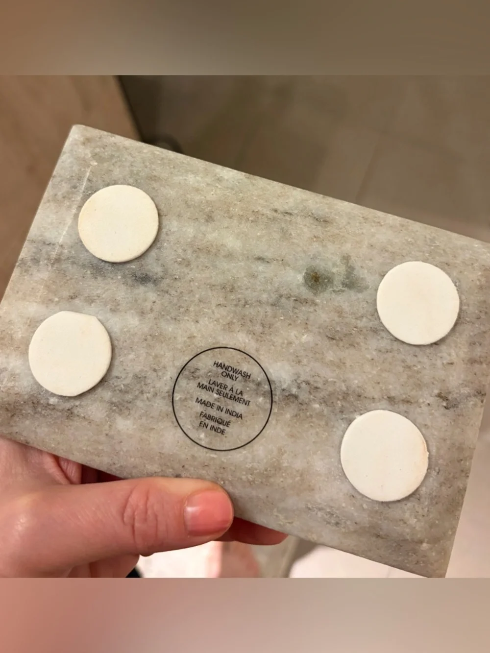 Tuscan Beige Elegant Marble Soap Tray